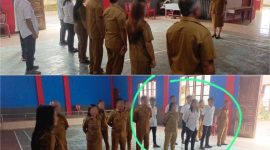 Foto: saat pengangkatan dan pelantikan prades yang diduga'ilegal' oleh oknum Plt Kumtua Jeannie Ratu