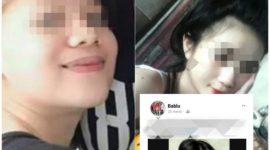 Foto: kedua pelaku CS dan NL (background), screenshot akun yang dipakai untuk melakukan kejahatan ITE. 