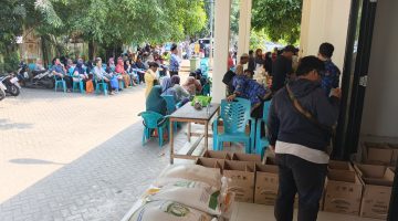 ‎Penerima Bantuan Pangan di Kelurahan Harapan Jaya Meningkat Tajam, Warga Terima Rapel Dua Bulan