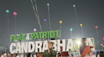 Balon Terbang Jadi Magnet Hiburan Akhir Pekan Warga di Plaza Patriot Chandrabhaga