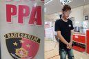 Foto: tersangka kasus PPA Persetubuhan Anak di Bawah Umur, inisial PM