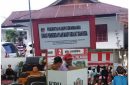 Foto: kolase foto, Kantor PMD Kabupaten Minahasa, inserted photo: aliansi Masyarakat Pencari Keadilan (kiri), kolase foto dugaan pelanggaran saat di TPS (kanan)