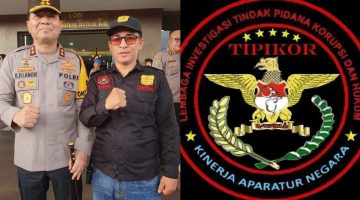 Foto: Ketua LI-TIPIKOR Sulawesi Utara (kiri), Kapolda Sulawesi Utara (kanan)