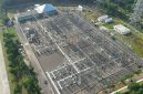 Tampak udara Gardu Induk 150 kilovolt (kV) Margakarya di Karawang International Industrial City (KIIC), Jawa Barat yang melayani suplai listrik ke industri data center di kawasan tersebut. Dengan listrik yang andal, PLN menciptakan _multiplier effect_ untuk kemajuan industri nasional.