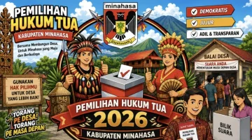 Foto: gambar ilustrasi Pilhut Kabupaten Minahasa 2026