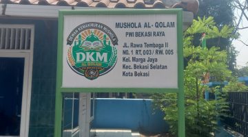 Resmi Terdaftar di Simas Kemenag, DKM Al-Qolam PWI Bekasi Raya