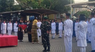 Pengukuhan Paskibraka Setu 2026: Camat Ingatkan Kedisiplinan dan Nama Baik Sekolah