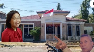 Foto: Kantor Bawaslu Kabupaten Minahasa Selatan, inserted photo: Ketua ASKAINDO Sulut (kanan), ketua Bawaslu Minsel (kiri)